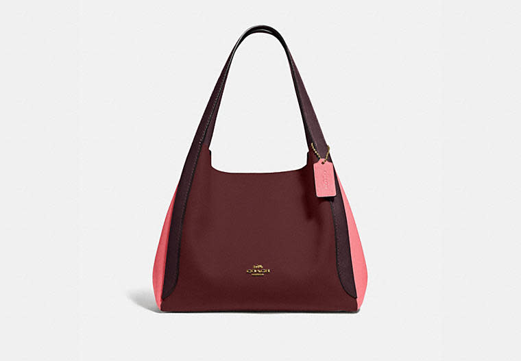 Hadley Hobo In Colorblock. Image via Coach.