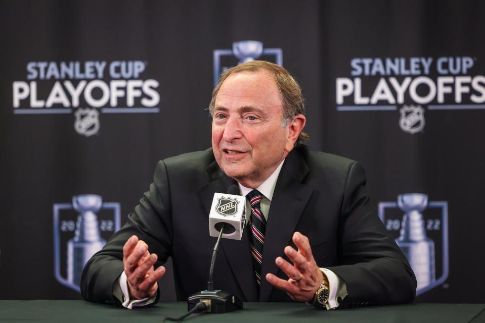 NHL Commissioner Gary Bettman sees great growth in youth hockey in markets such as Florida.