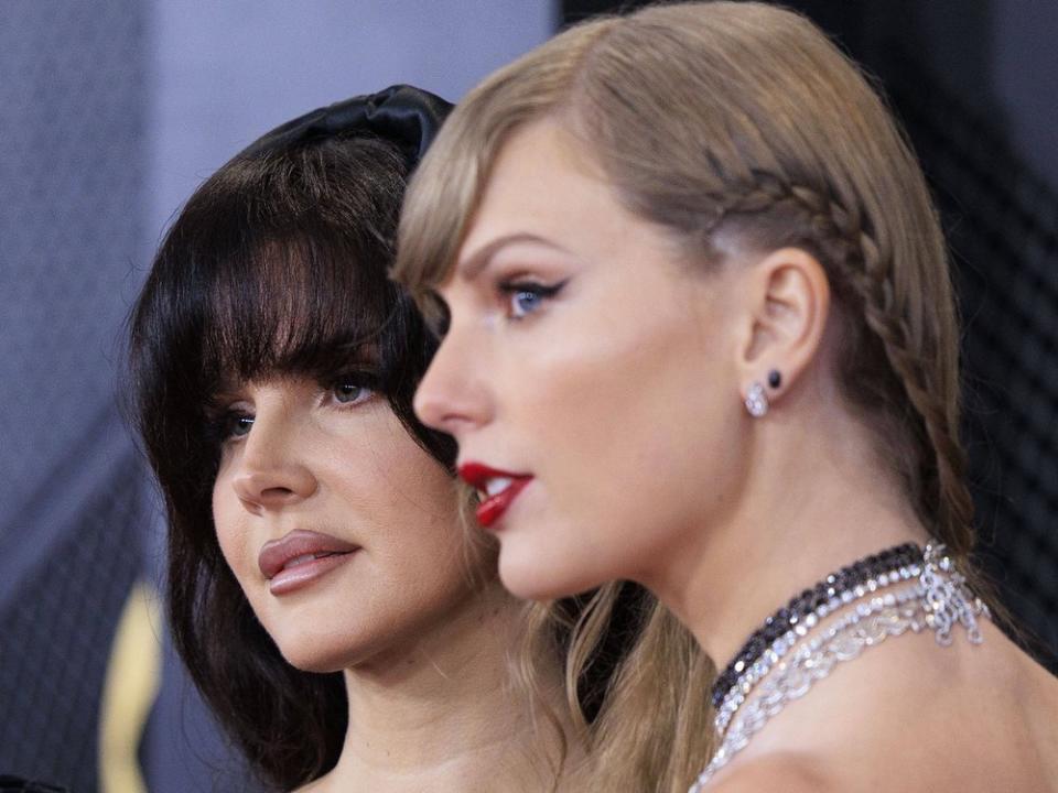 Lana Del Rey und Taylor Swift bei der diesjährigen Grammy-Verleihung. (Bild: imago/ZUMA Wire)