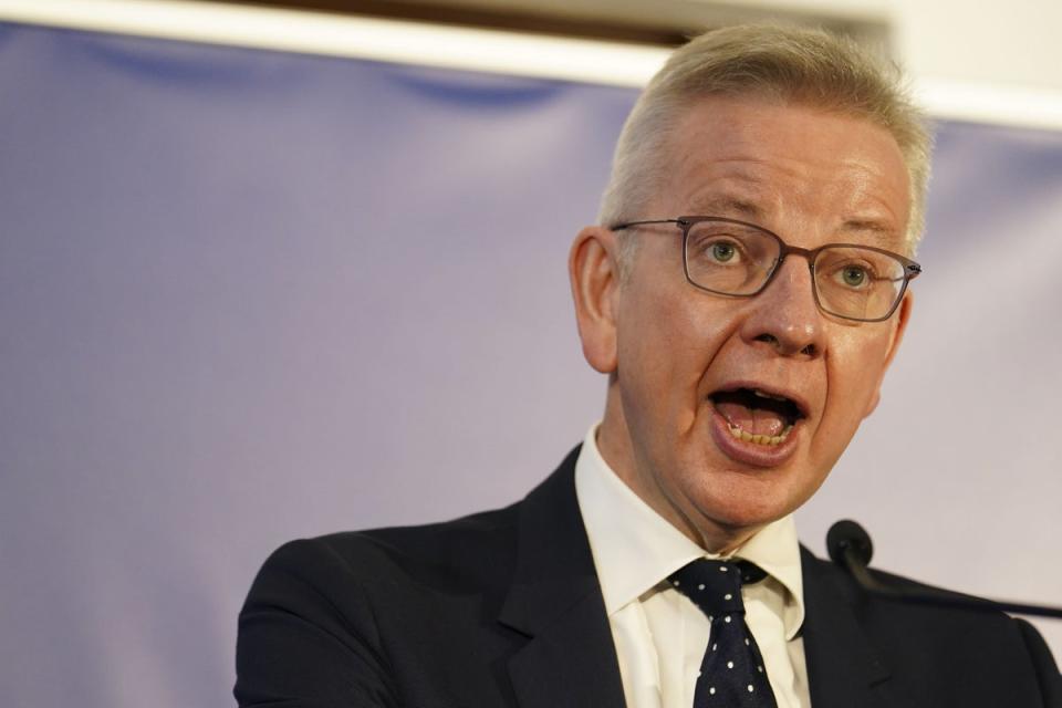 Cabinet minister Michael Gove says council planning departments are taking too long to process new housing applications (PA Wire)