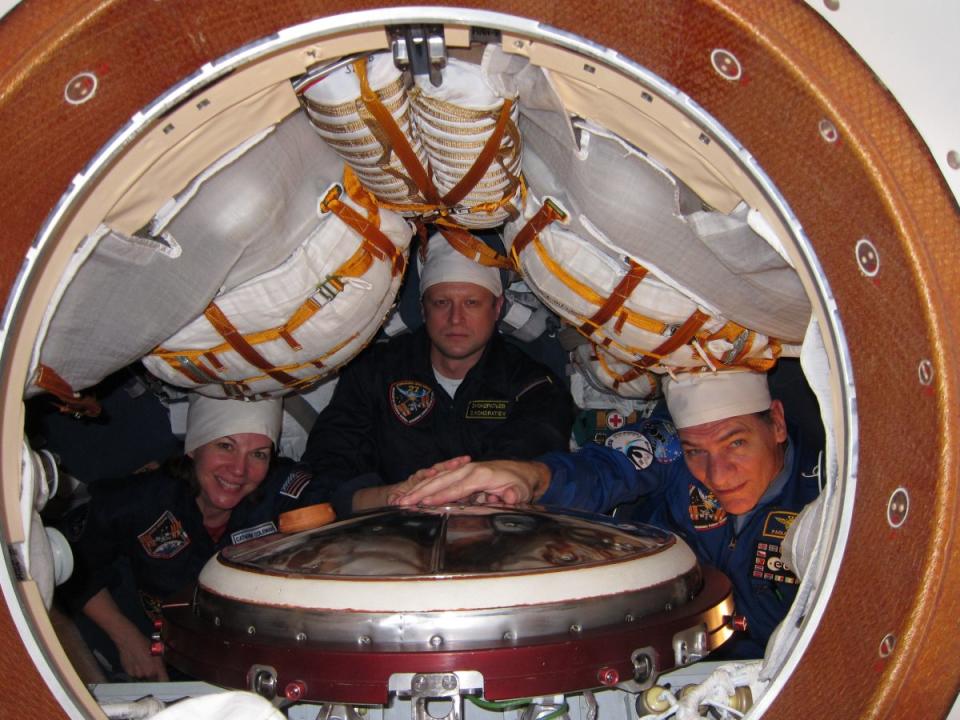 Inside the Soyuz