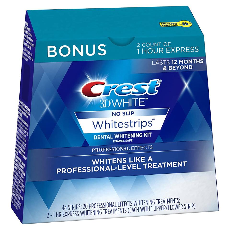 crest whitestrips and electric toothbrush
