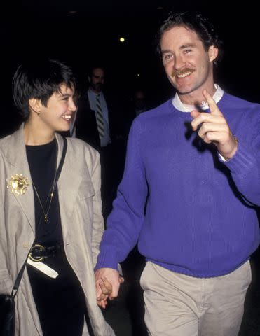 <p>Ron Galella, Ltd./Ron Galella Collection via Getty</p> Phoebe Cates and Kevin Kline