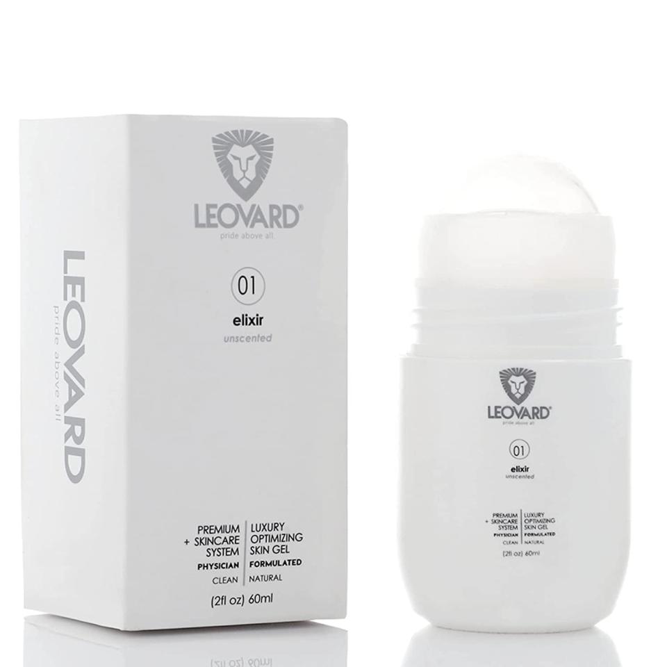 <p>Diminish ingrown hairs, razor bumps, dark spots, and uneven texture with the <span>Leovard Razor Bump and Ingrown Hair Serum Treatment </span> ($20). It's a roll-on serum that's gentle yet effective enough to use on your face, bikini area, and under arms. It contains hyaluronic acid, glycolic acid, and tea tree oil. </p>