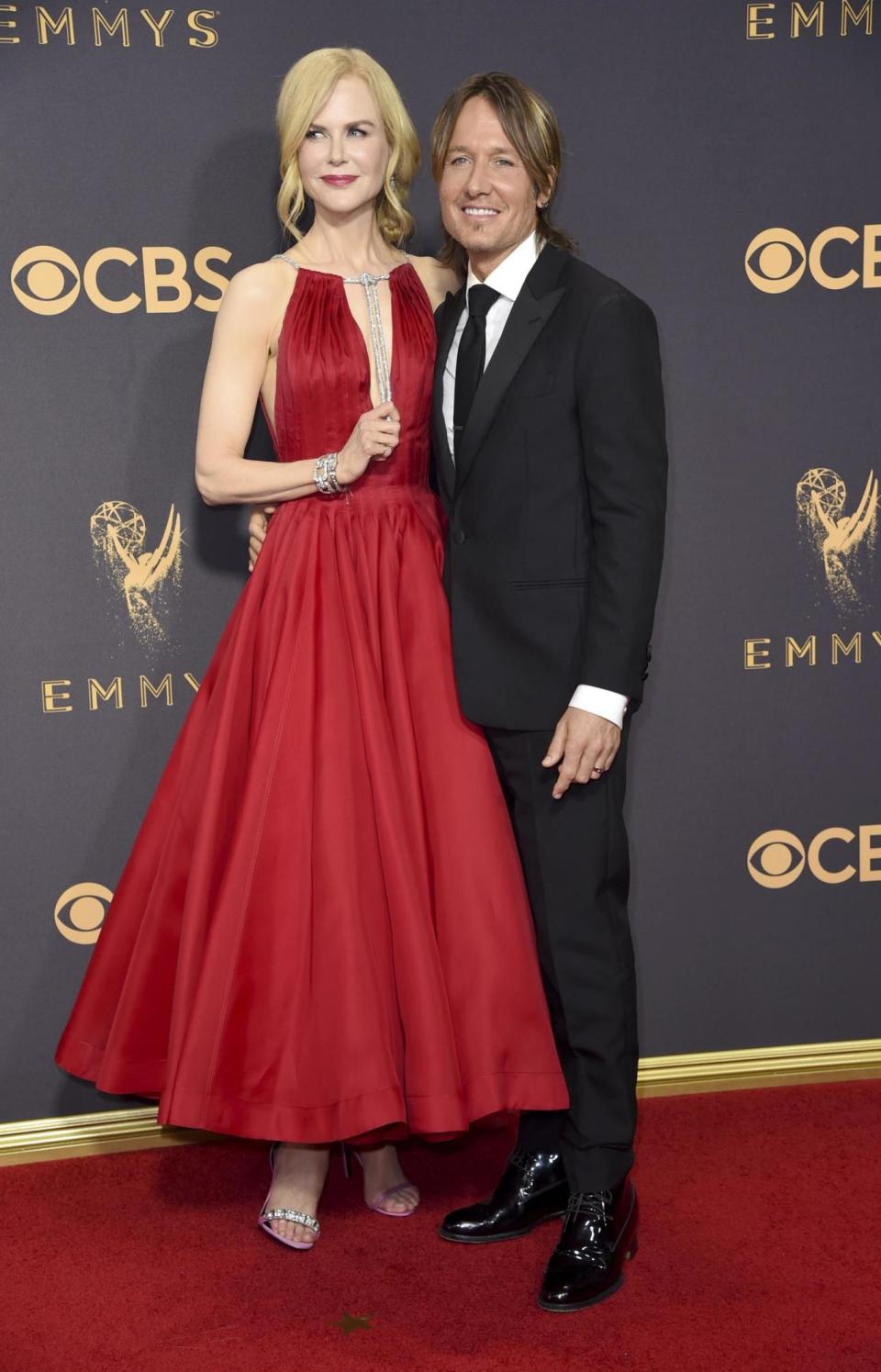 Thank you: Nicole Kidman with Keith Urban (Richard Shotwell/Invision/AP)