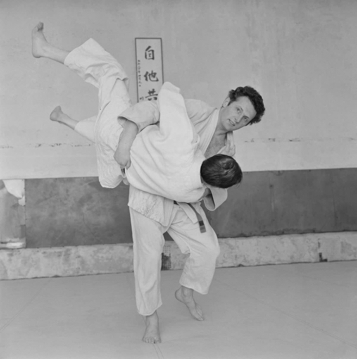 David Douglas and a Judo Instructor (Getty Images)