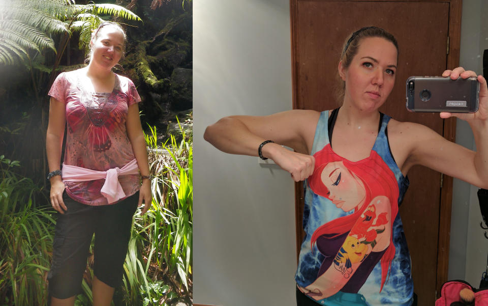 Heather Wright still practices the eating habits that helped her lose weight. (Photos: courtesy of Heather Wright)