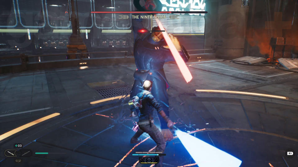 Star Wars Jedi Survivor Coruscant walkthrough Ninth Sister inquisitor boss fight