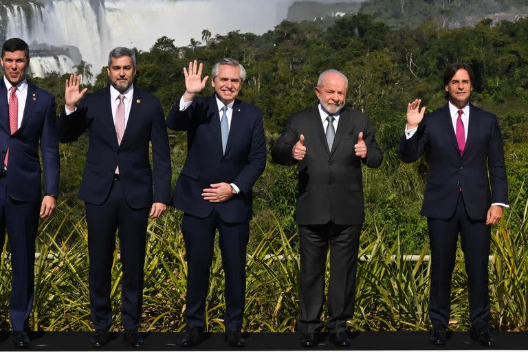 La foto de familia de la cumbre del Mercosur