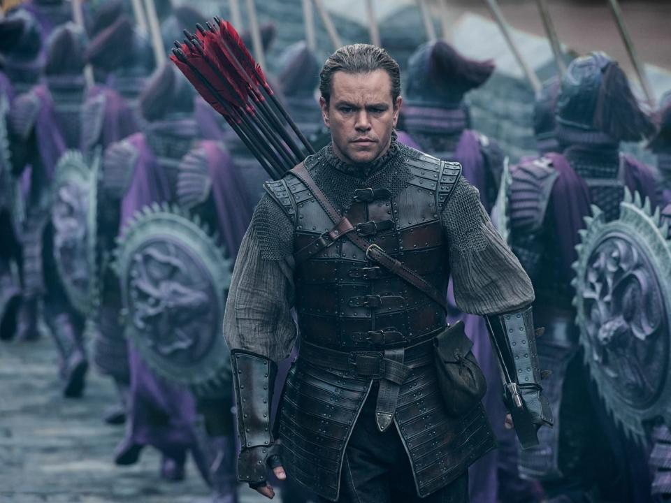 Matt Damon previously described his 2016 film "The Great Wall" as a "turkey."