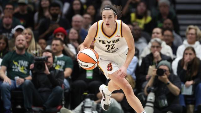 WNBA star Caitlin Clark says people weaponizing her name is 'disappointing'  - Yahoo Sports