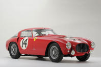 <p><strong>Sold for $12,812,800 by RM Sotheby’s, May 2013</strong></p><p>One of three works cars entered into the 1953 Le Mans 24 Hours, #0320AM was the only works race car to have been driven in the World Sports Car Championship by three World Champions: Hawthorn, Ascari, and Farina.</p>