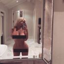 <p>Kim Kardashian posted this photo recently, but it was actually taken before she was even pregnant with her son, Saint, who was born last December. <i>(Photo: @</i><a href="https://www.instagram.com/p/BCpQBQROS5l/?taken-by=kimkardashian" rel="nofollow noopener" target="_blank" data-ylk="slk:kimkardashian;elm:context_link;itc:0;sec:content-canvas" class="link ">kimkardashian</a><i>/Instagram)</i><br></p><p><br></p>