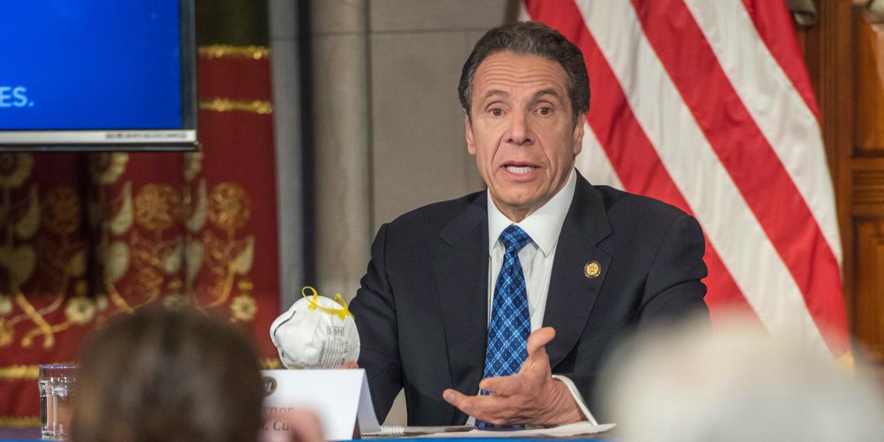 NY gov andrew cuomo press briefing