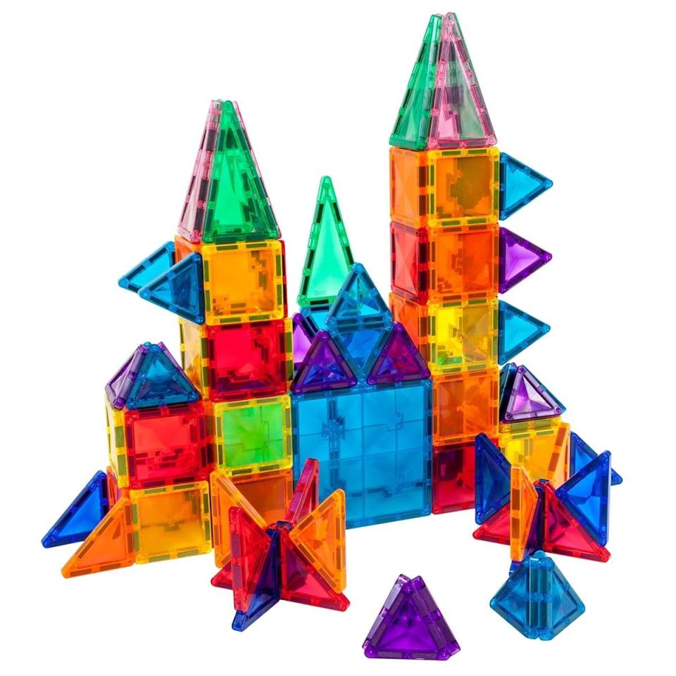 <p><a href="https://go.redirectingat.com?id=74968X1596630&url=https%3A%2F%2Fwww.walmart.com%2Fip%2FPicassoTiles-Mini-Diamond-Magnetic-Building-Block-100-Piece-Set%2F560757398&sref=https%3A%2F%2Fwww.bestproducts.com%2Fparenting%2Fg37406841%2Fgifts-for-2-year-olds%2F" rel="nofollow noopener" target="_blank" data-ylk="slk:Shop Now;elm:context_link;itc:0;sec:content-canvas" class="link ">Shop Now</a></p><p>Magnetic Tiles</p><p>walmart.com</p><p>$29.99</p>