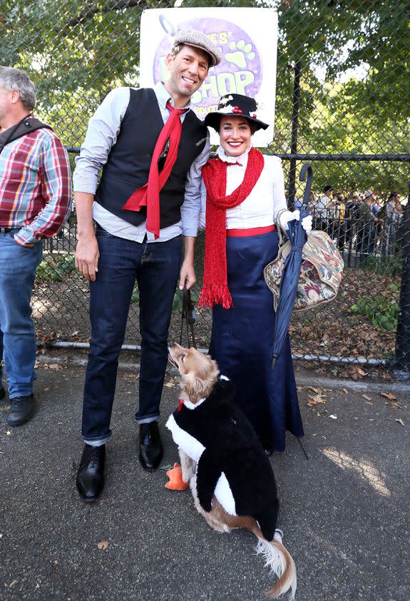 Mandatory Credit: Photo by Alberto Reyes/REX/Shutterstock (9165883f) Participants in the 27th Annual Tompkins Square Halloween Dog Parade 27th Annual Tompkins Square Halloween Dog Parade, New York, USA - 21 Oct 2017