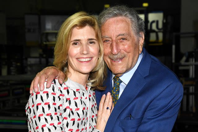 <p>Kevin Mazur/Getty </p> Benedetto shared a moving tribute to late husband Bennett on Friday