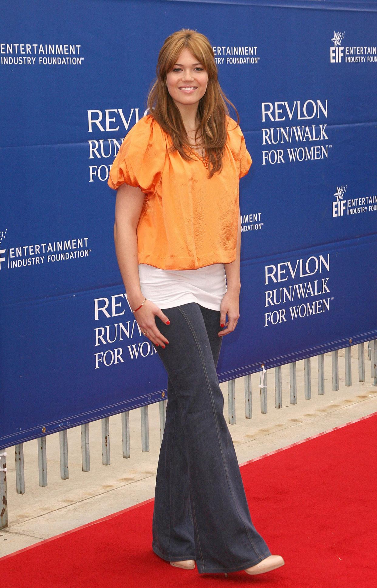 Moore at the 14th Annual Entertainment Industry Foundation Revlon Run/Walk For Women at Los Angeles Memorial Coliseum.
