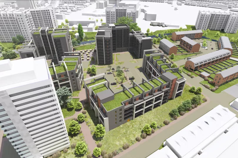An image of the planned £120 million regeneration of Spon End