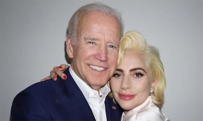 Lady Gaga y Joe Biden trabajan juntos
