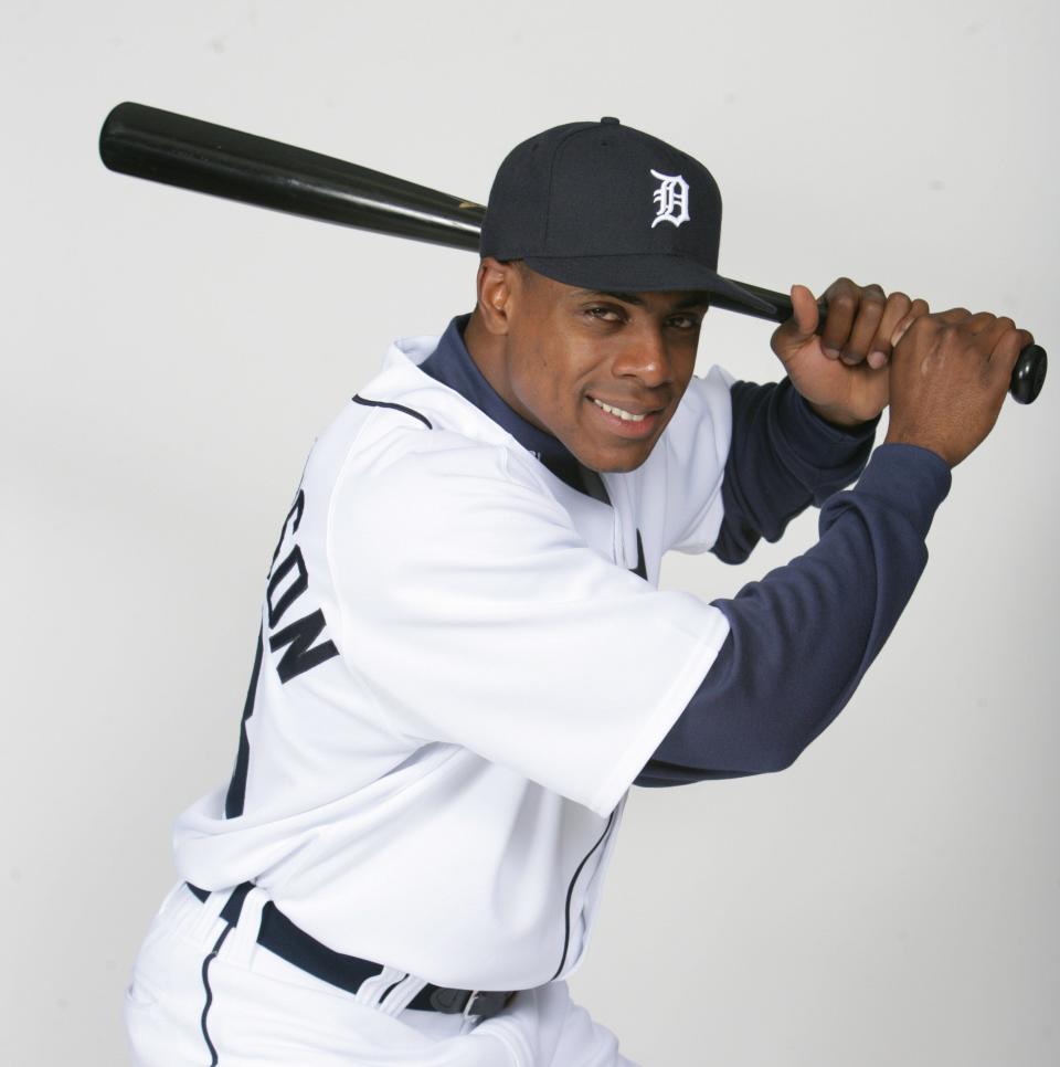 Detroit Tigers' Curtis Granderson in 2008.