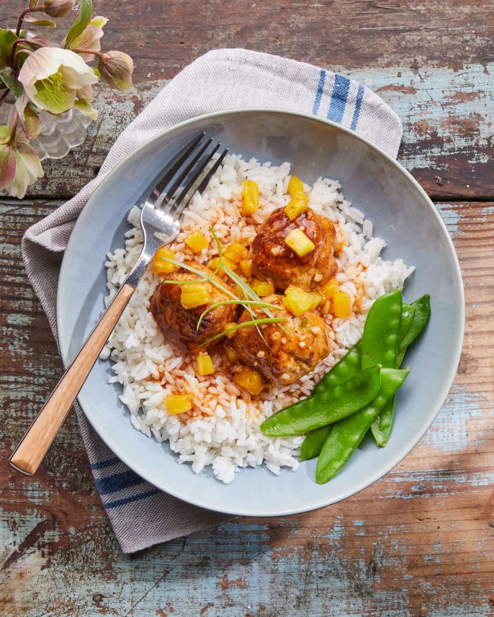 Sweet-and-Sour Chicken Meatballs