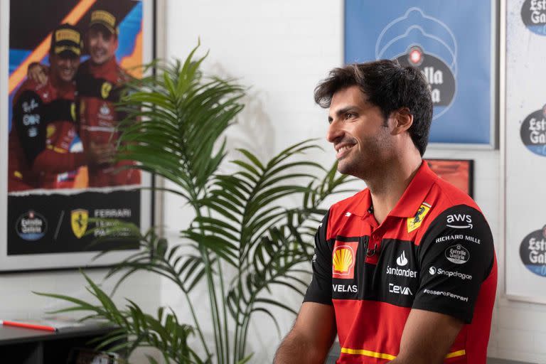 El español Carlos Sainz, el piloto que dio más respuestas correctas.