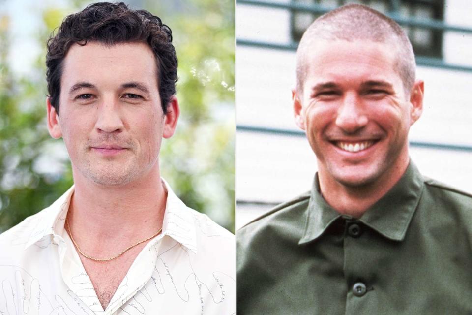 <p>Lionel Hahn/Getty; Snap/Shutterstock</p> Miles Teller, Richard Gere in 