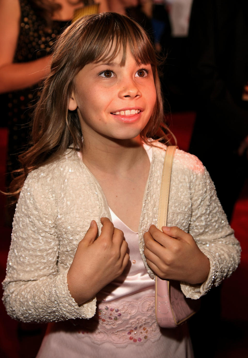 Conservationists Terri Irwin and daughter Bindi Irwin arrive on the red carpet at the 50th Annual TV Week Logie Awards at the Crown Towers Hotel and Casino on May 4, 2008 in Melbourne, Australia.  (Photo by Kristian Dowling/Getty Images)