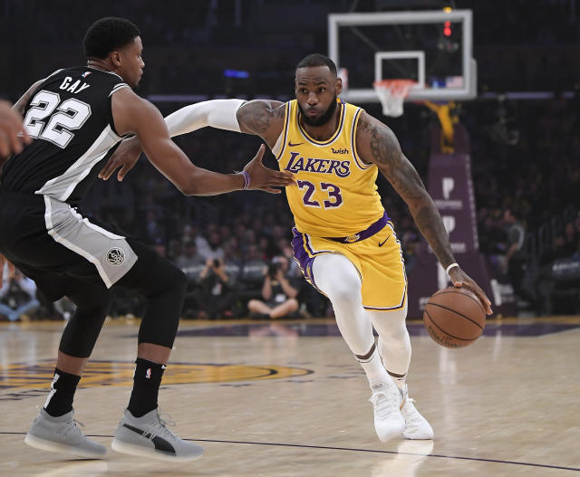 Lakers: LeBron James Rookie Game Sneakers Offered as Stock