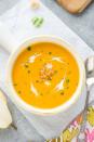 <p>Add a swirl of crème fraîche to balance out the sweet fruits in this decadent soup.</p><p><span><span><a href="https://flavorthemoments.com/roasted-butternut-squash-and-pear-soup/" rel="nofollow noopener" target="_blank" data-ylk="slk:Get the recipe from Flavor the Moments;elm:context_link;itc:0;sec:content-canvas" class="link ">Get the recipe from Flavor the Moments</a></span></span><em><a href="https://fussfreeflavours.com/butternut-squash-tahini-lemon-soup/" rel="nofollow noopener" target="_blank" data-ylk="slk:»;elm:context_link;itc:0;sec:content-canvas" class="link ">»</a></em><br></p>