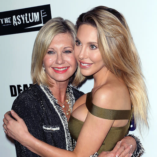 Olivia Newton-John with daughter Chloe Lattanzi