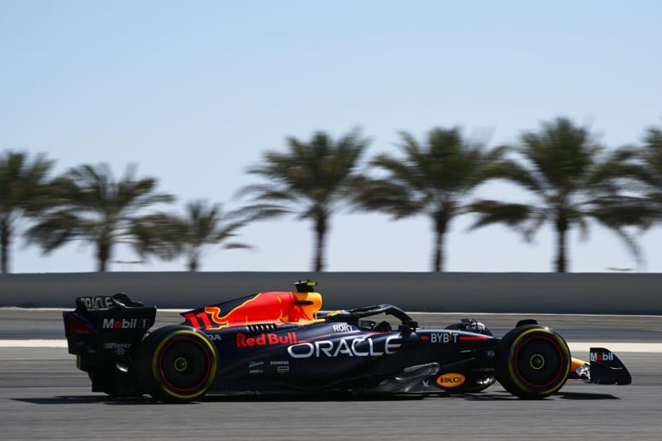 formula 1 testing in bahrain day two