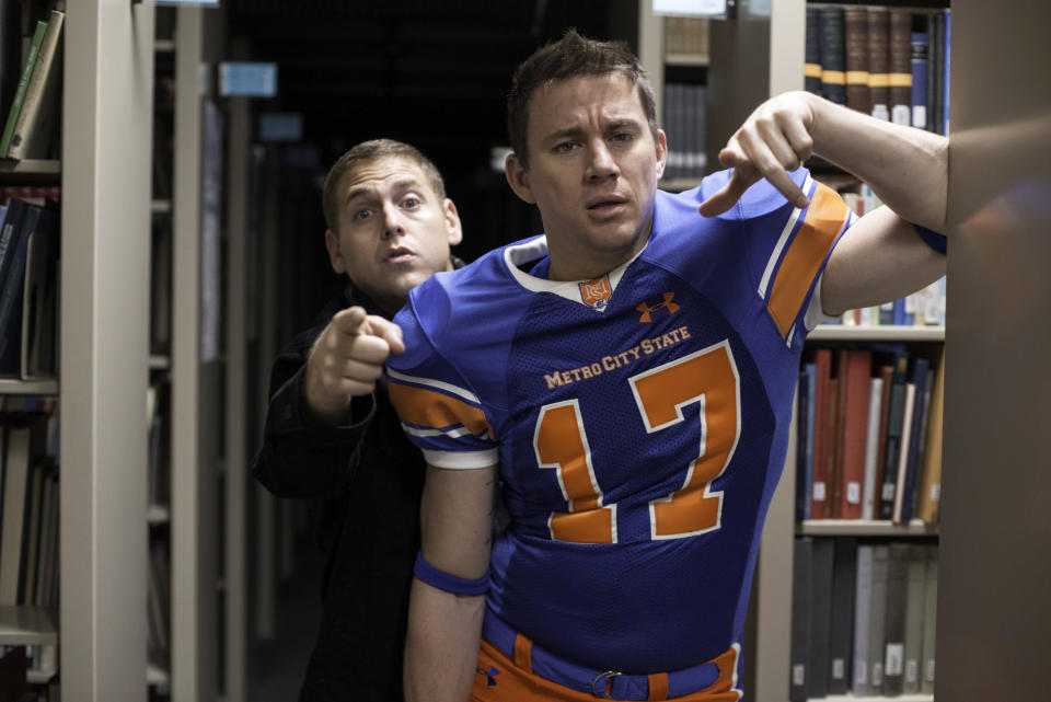 Jonah Hill and Channing Tatum in "22 Jump Street"