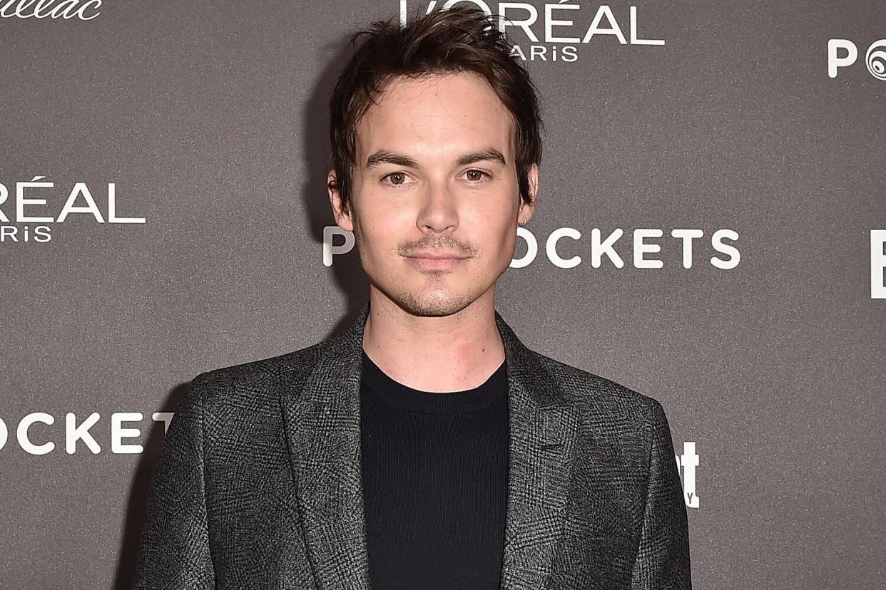 Tyler Blackburn attends the Entertainment Weekly Pre-SAG Party Arrivals at Chateau Marmont