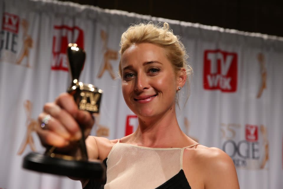 Asher has played Nina since 2010, and has won countless Logies for the role. Source: Getty