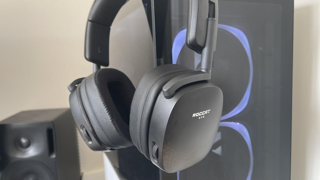  Roccat Syn Max Air gaming headset on stand 