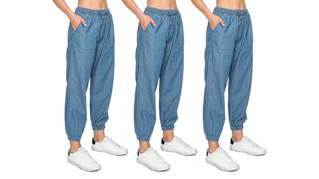 Not a Worry Denim Joggers