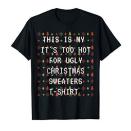 <p><strong>High-Five Christmas Ugly Sweater Season</strong></p><p>amazon.com</p><p><strong>$17.95</strong></p><p>If it's hot year-round where you live, this is the perfect option for your annual Christmas party! Short-sleeved and summery, an ugly Christmas T-shirt is just what the doctor ordered.</p>