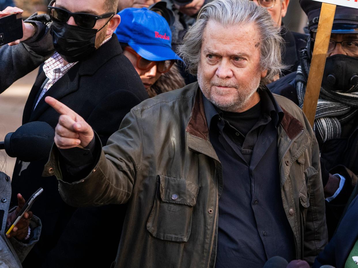 Steve Bannon at court