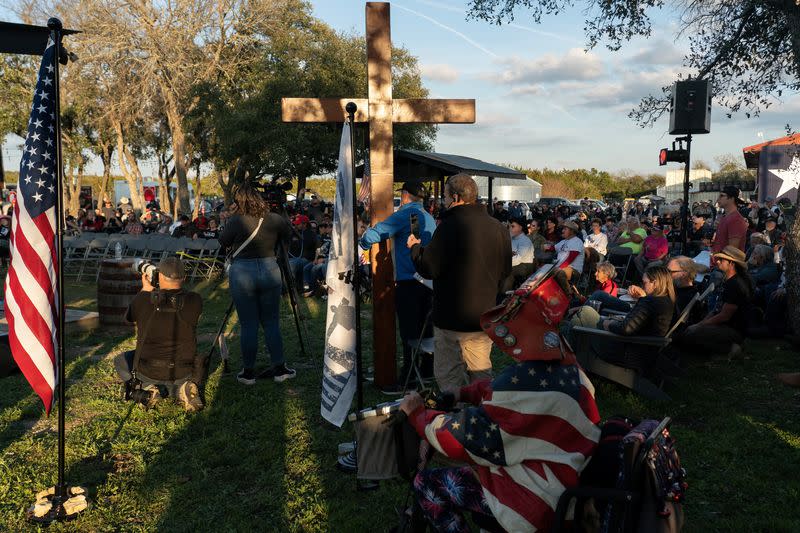 'Take Back Our Border' trucker convoy hosts rally in Dripping Springs, Texas