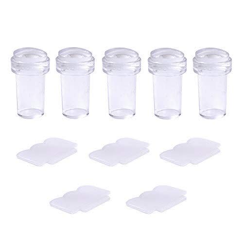 8) ORYOUGO Clear Silicone Nail Stamper