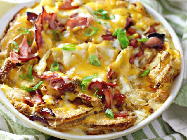 Culinary Envy Cheesy Scalloped Potatoes and Ham