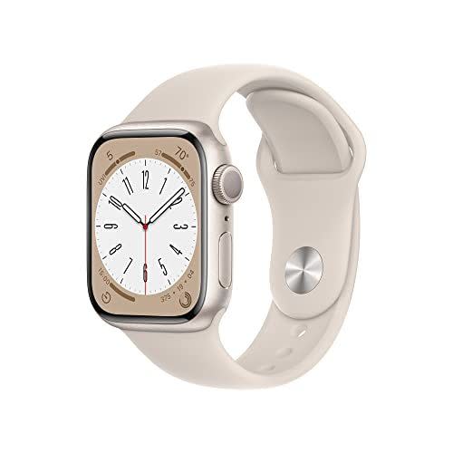 10) Apple Watch Series 8 GPS 41mm Starlight Aluminium