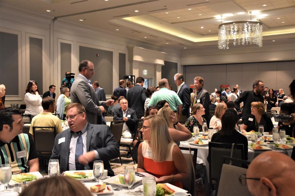 The Williamson County business community came together for Mayor Rogers Anderson's state of the county address Tuesday, July 19, 2022, in Franklin, Tenn. Williamson Inc. hosts the annual event giving a snapshot of the county's economy and government affairs.