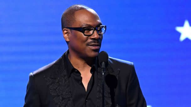 PHOTO: Eddie Murphy accepts the Lifetime Achievement Award onstage during the 25th Annual Critics' Choice Awards at Barker Hangar on Jan. 12, 2020, in Santa Monica, Calif. (Jeff Kravitz/FilmMagic via Getty Images, FILE)