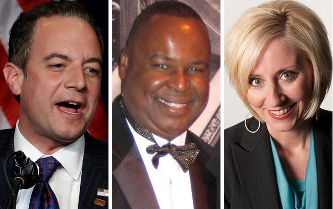 Reince Priebus, Gerard Randall and Peggy Williams-Smith have played lead roles in Milwaukee's bid to host the 2024 Republican National Convention. Priebus is the former chairman of the RNC, Randall is vice chairman of the state Republican Party, and Williams-Smith is chief executive of VISIT Milwaukee.