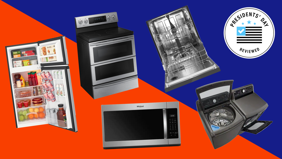 Presidents Day appliance sales are The Home Depot, Best Buy