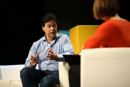 Jeff Smith, Chief Information Officer of IBM, talks during the Slack's event in San Francisco, California U.S. January 31, 2017. REUTERS/Beck Diefenbach