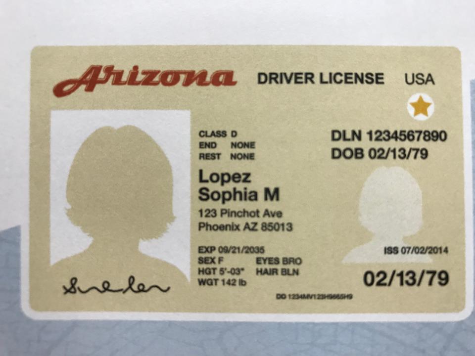 To find out if your ID will allow  you to travel, look in the upper right hand corner. If you see a gold star, your ID will work. If not, you'll need to get a new ID or use your passport or military ID.